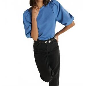 NEW NATION LTD tippi top in harbor blue